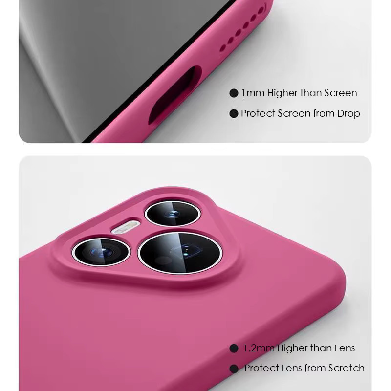 Magnetische Silikon Schutzhülle mit Linsenschutz für Xiaomi Poco F8 F7 Ultra F6 F5 Pro in Weiß - Bild 2