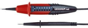 Gedore Spannungstester R38120000 2pol. 6-400V AC/DC IP65 rot - Bild 1
