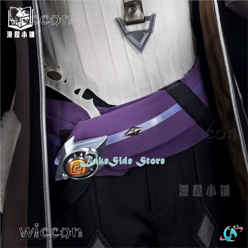 Genshin Impact Illuga Cosplay-Kostüm, Kleidung Perücke, Unisex - Bild 4