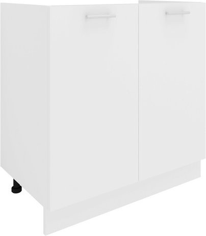 VCM Waschbeckenschrank Esilo in Weiss für Bad und Küche, B/H/T: 80 x 82 x 46 cm - Bild 1