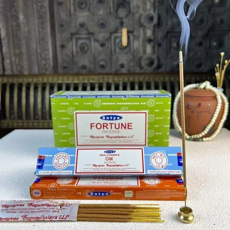 Satya Nag Champa Räucherstäbchen, 5 Boxen, Handgefertigt - Bild 1
