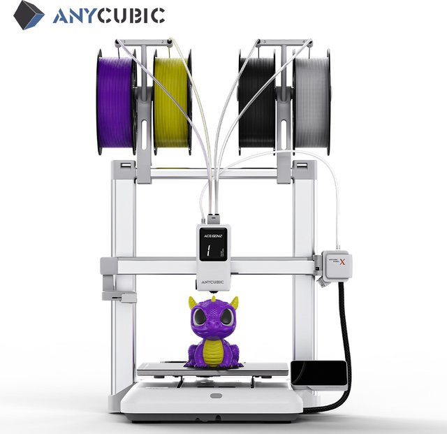 Anycubic Kobra X FDM 3D-Drucker mit automatischer Nivellierung und Filament-Sparmodus für Weich- und Hartmaterialien sowie Mehrfarbdruck - Bild 1