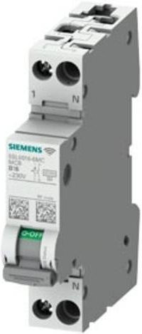 Siemens Leitungsschutzschalter 5SL6010-6MC 2-polig 10A grau - Bild 1