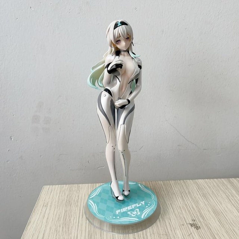 Honkai: Star Rail Glühwürmchen Figur von Fashnics, weiße Anime Action Modell Puppe aus Kunststoff, Höhe: 25 cm - Bild 1
