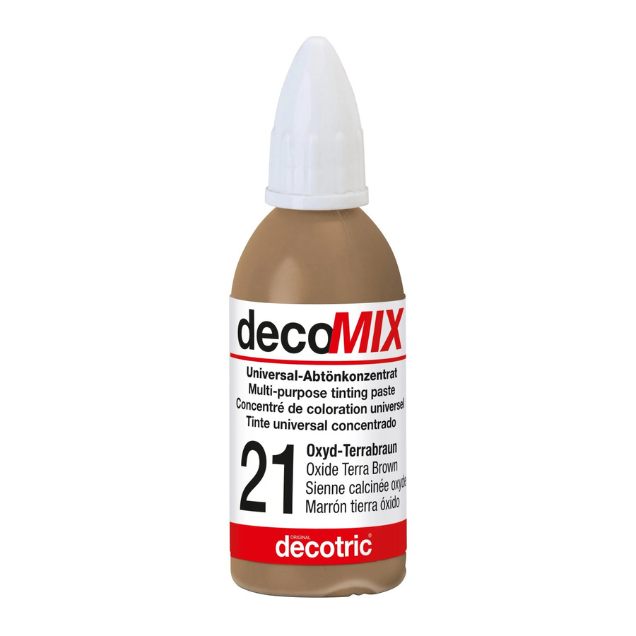 Decomix Universal-Abtönkonzentrat Oxyd-Terrabraun von Decotric, 20 ml - Bild 2