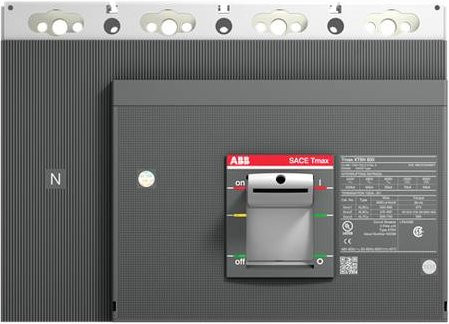 ABB XT6H 800 Leistungsschalter in Grau mit einer maximalen Schaltspannung von 240 V/AC oder 600 V/AC - Bild 1