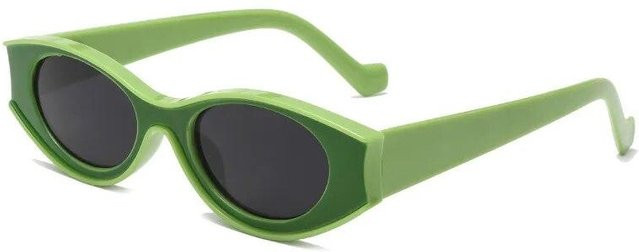 Dote Cat-Eye Sonnenbrille, Kunststoff, Vollrand, grün, Damen - Bild 1