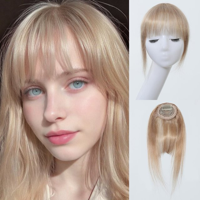 HAIRCUBE Echthaar-Pony-Clip-in-Extensions, Champagnerblond, Damen - Bild 1