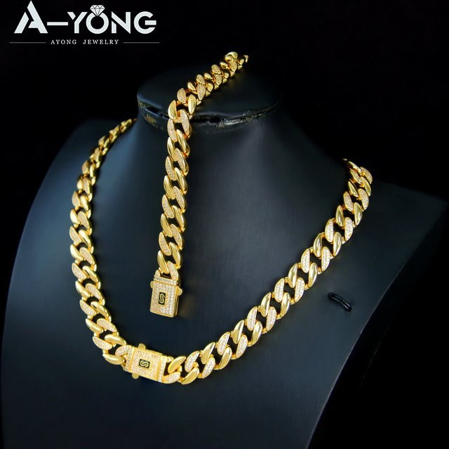 A-YONG AYONG JEWELRY Halskette, Gold, Zirkonia, Damen - Bild 1