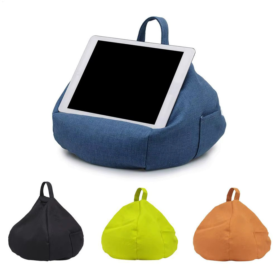 Buchkissenhalter und Tablet-Halterung in Schwarz als Anti-Fall-Dock und Freisprecheinrichtung zum Lesen und Fernsehen im Bett - Bild 6