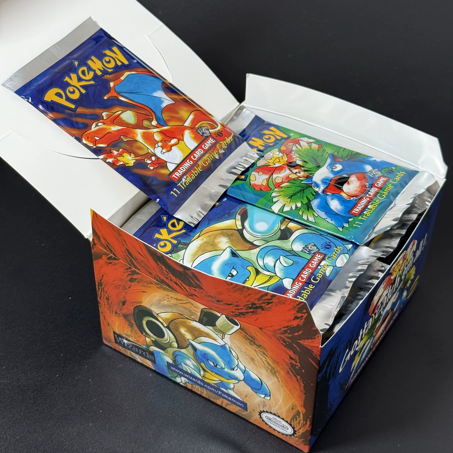 Keeppley Pokémon PKM 1999 Basis-Set 1. Auflage Proxy Vintage Booster-Packs, Spielkarten, Englisch, ab 10 Jahren - Bild 1