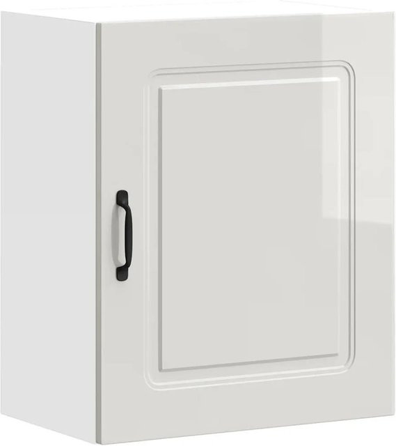 vidaXL Küchen-Hängeschrank Kalmar in Hochglanz-Weiß aus Holzwerkstoff, Wandmontage, B/H/T: 60 x 31 x 20 cm - Bild 1