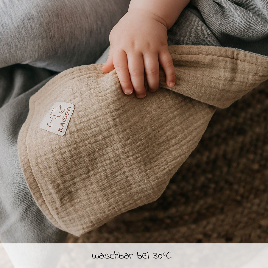 Kaiser Einschlagdecke Sunny Wrap Summer für Babyschalen in Vanille Ice, B/B/B: 85 x 85 cm - Bild 4