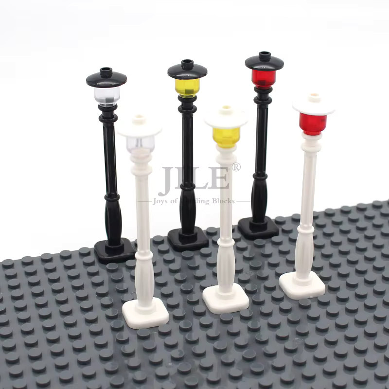 jile MOC Stadt Serie Straße Lampe, Bausteine, 10-teiliges Set - Bild 2