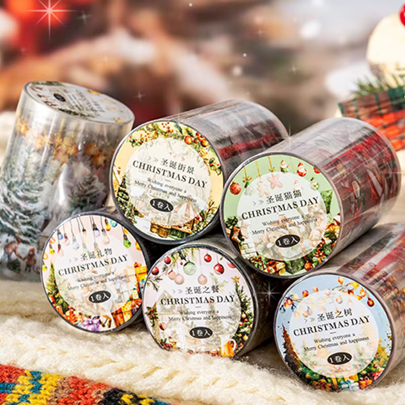 Mr. Paper Weihnachtslandschaft Masking Tape aus PET in Multicolour - Bild 3
