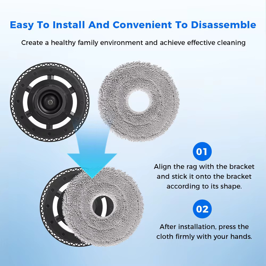 Xiaomi Robot Vacuum Mop 5C Mopphalterung und Mopppads Zubehör-Set - Bild 4