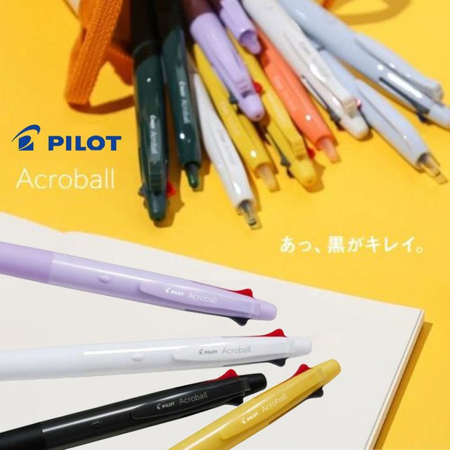 Pilot Acroball 4+1 Multifunktionsstift mit mehrfarbiger Ölbasis-Tinte in Blau und weiteren Farben - Bild 1