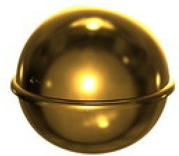 Messing Pavillonhaube Firstkappe in Kugelform - Bild 1