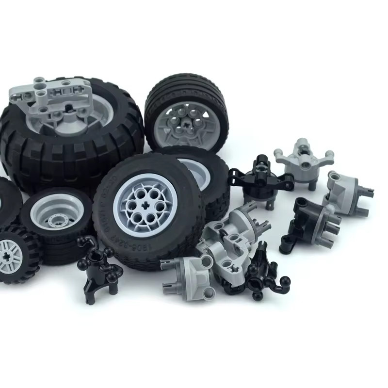 leduo MOC Technik Reifenrad, Zubehör, Fahrzeuge, Kunststoff - Bild 3
