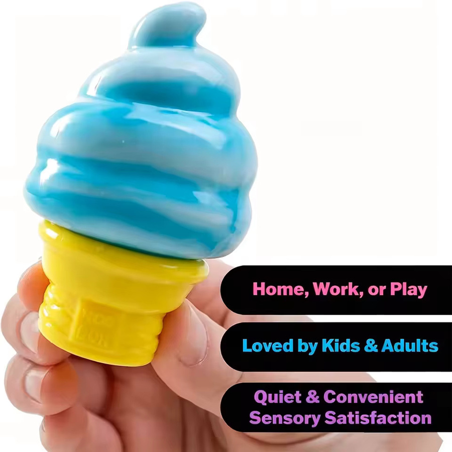 Bandai Squishy Eiscreme-Sensorikspielzeug, multicolour - Bild 4