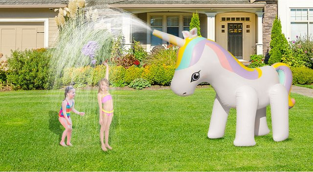 HC Garten & Freizeit Kinder Wassersprenkler Einhorn, bunt - Bild 1