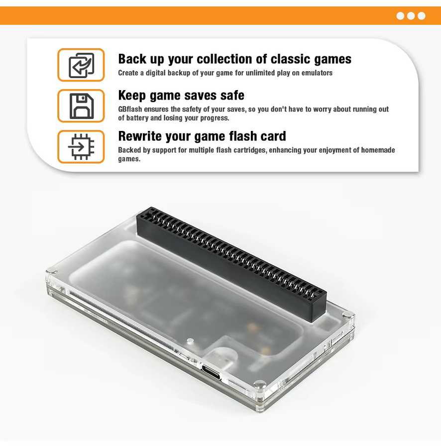 TICKNOT Flashmaster MD Rewriter für Megadrive Genesis mit 4MB Speicher und 32KB FRAM Cart für MD-Spielkassetten-Programmierung - Bild 4