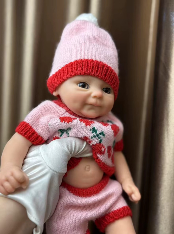Aizwa Silikon-Reborn-Mädchen, Rosa, ab 0 Jahre - Bild 4