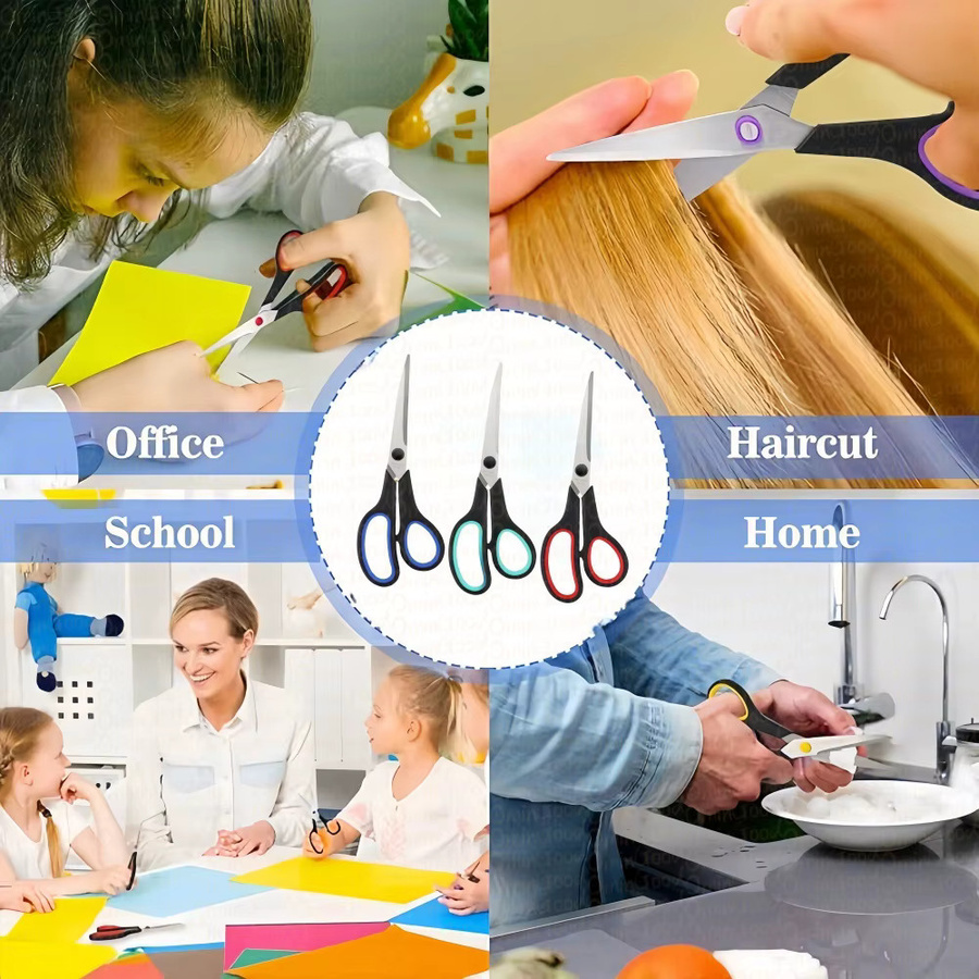 Multifunktionale Edelstahlscheren für Büro, Stoff, Papier und Strickarbeiten - Bild 4