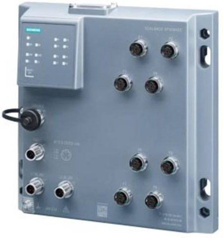 Siemens Industrial Ethernet Switch 6GK5208-0UA00-5ES6 10/100 Mbit/s Grau - Bild 1