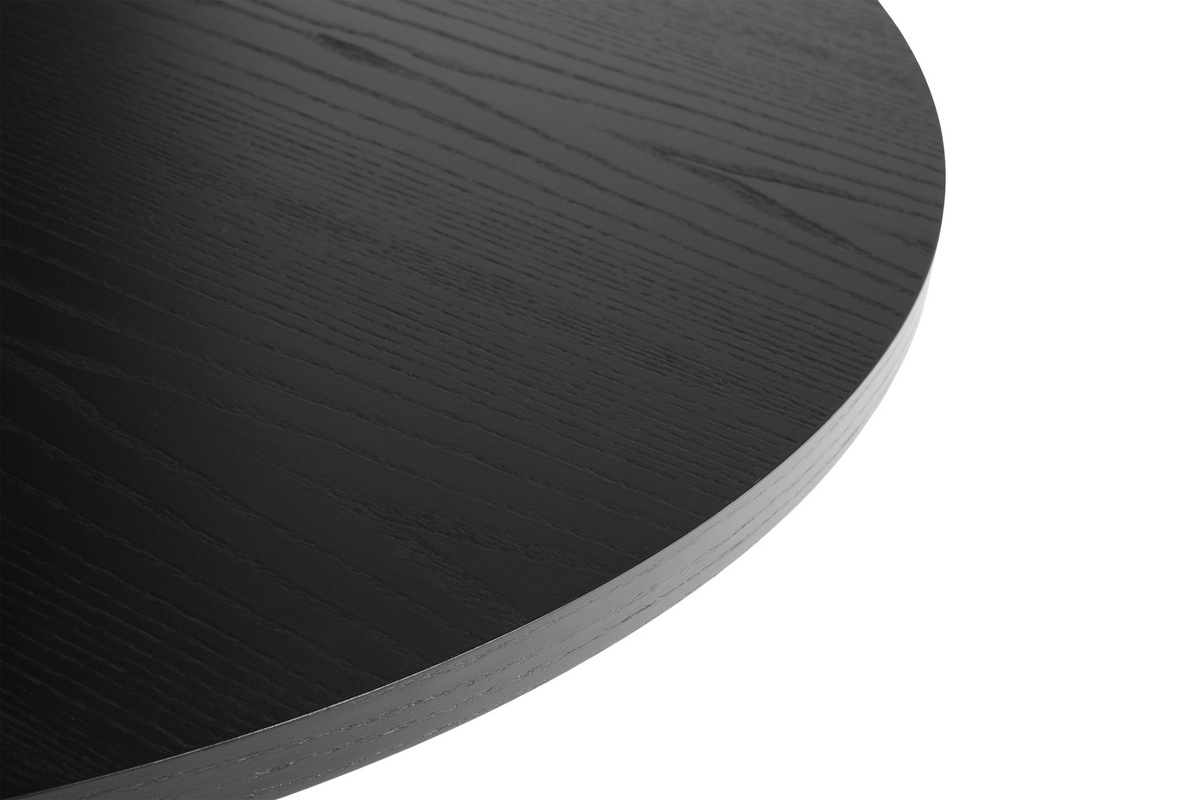 HAY Pastis Table in Schwarz aus lackiertem Holz mit runder Form - Bild 2