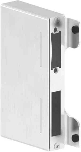 FeNau Gegenkasten aus Edelstahl V2A in Silber für 30 mm Schlosskasten zum Anschweißen, B/T/H: 180 x 180 x 140 mm - Bild 1