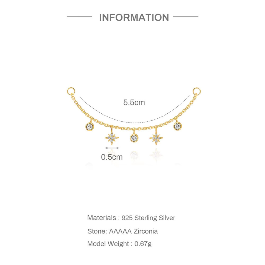 Aide Ohrringe 925 Silber, Zirkonia, Perle, Damen - Bild 2