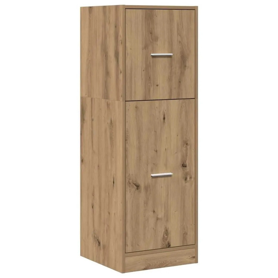 vidaXL Apothekerschrank Artisan-Eiche in Braun aus Holzwerkstoff, B/T/H: 40 x 41 x 118 cm - Bild 2