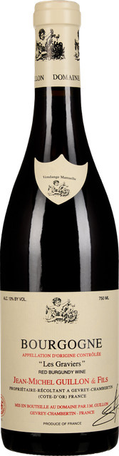 Jean-Michel Guillon & Fils Bourgogne Les Graviers, Pinot Noir, trocken, Rotwein, 2024, 0,75 l - Bild 1