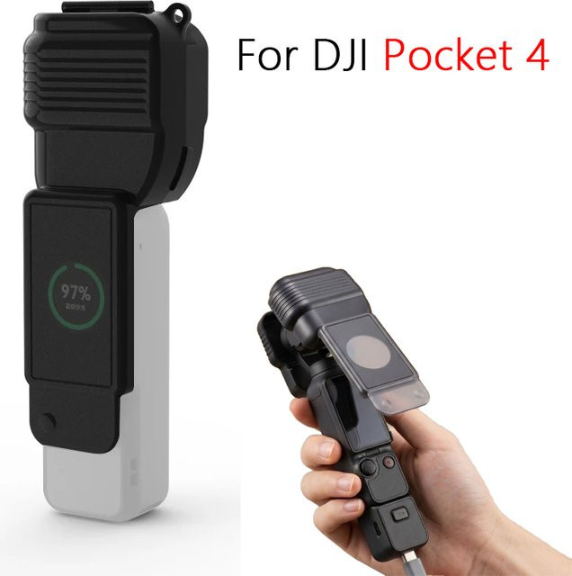 DIXSG Stoßfeste und klappbare Schutzhülle für DJI Osmo Pocket 4 Gimbal in Schwarz - Bild 1