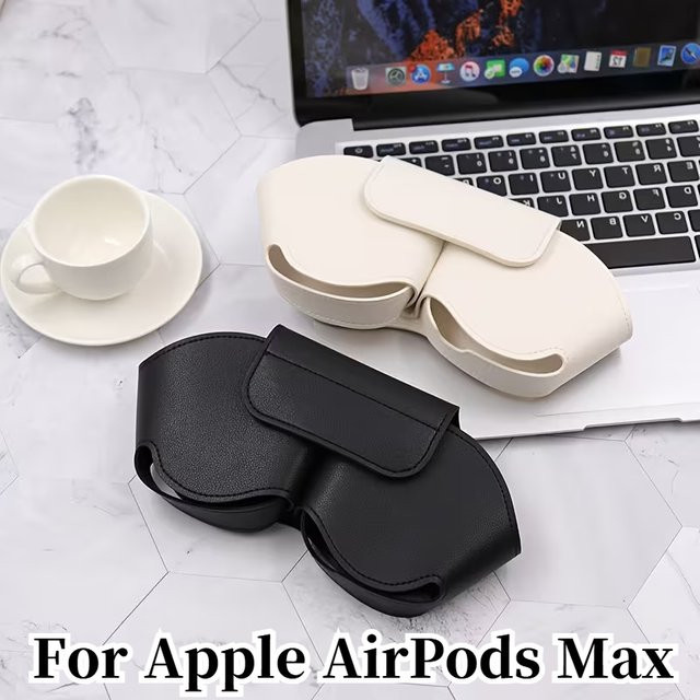 Premium Leder TPU Hülle für Apple AirPods Max - Bild 1