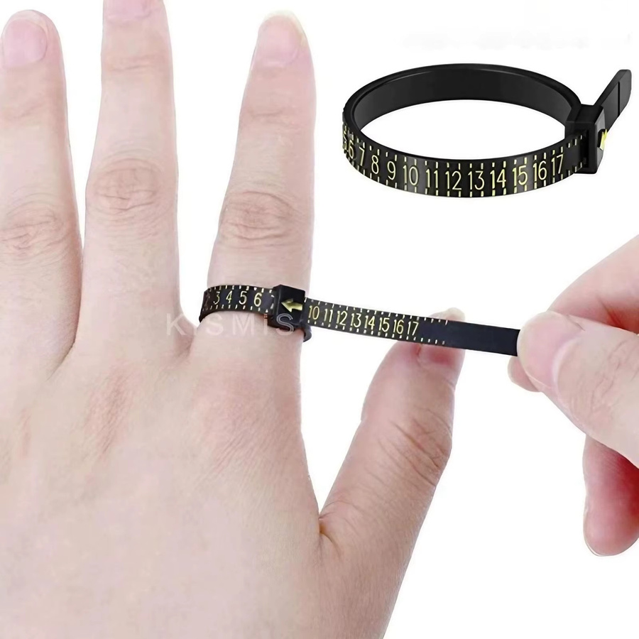 KISMIS Ring Sizer, Weiß/Schwarz, Unisex - Bild 3