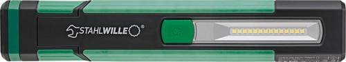 Stahlwille 77490019 LED Akku Handleuchte mit 1200lm, Haltemagneten und drehbaren Haken, Schwarz - Bild 1