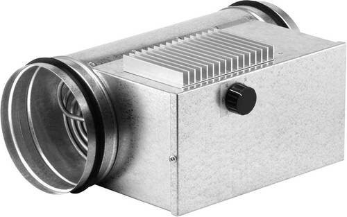 Helios Heizregister EHR-R 5/200 TR elektronisch in Silber aus Edelstahl für Kanäle - Bild 1
