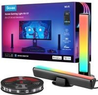 Govee PC Monitor Pro Kit RGBIC LED-Lichtleisten-Komplettset für 27-34 Zoll, Schwarz - Bild 1