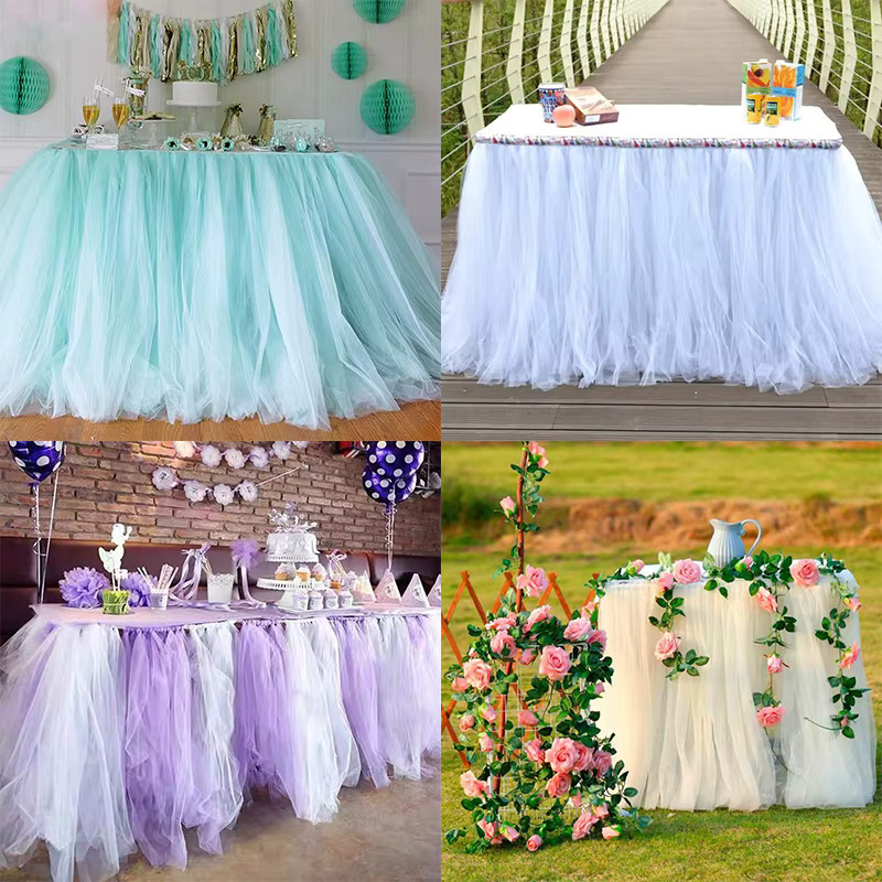 Tüll Stoffrolle Organza für DIY Handwerk und Dekoration, Breite: 15 cm, 25 Yards, Mehrfarbig - Bild 2