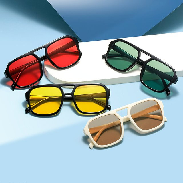 ZUXUB Sonnenbrille, quadratisch, Vollrand, Kunststoff - Bild 1