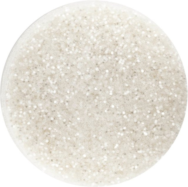 Glorex Bio Glitter fein Weiß - Bild 1