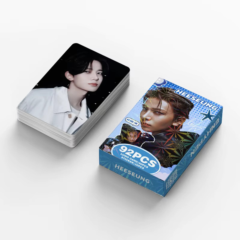 JYP Entertainment Enhypen Kpop Fotokarten, 92-teiliges Set, bunt - Bild 2