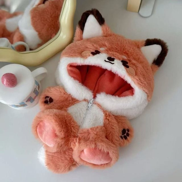 SIRENXI Puppenkleidungs-Outfit Fuchs, Einteiler, Zubehör - Bild 1