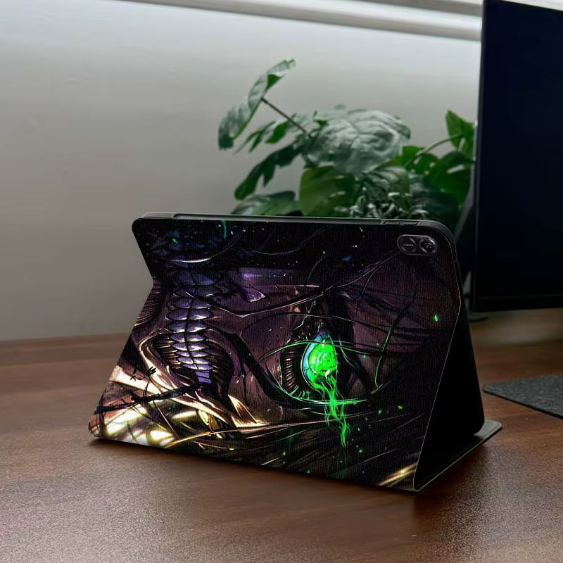 Anime Angriff auf Titan Tablet Hülle für Honor MagicPad, Tab GT, V7, V8, X9, X9a Pro und weitere Modelle, Multicolour - Bild 3