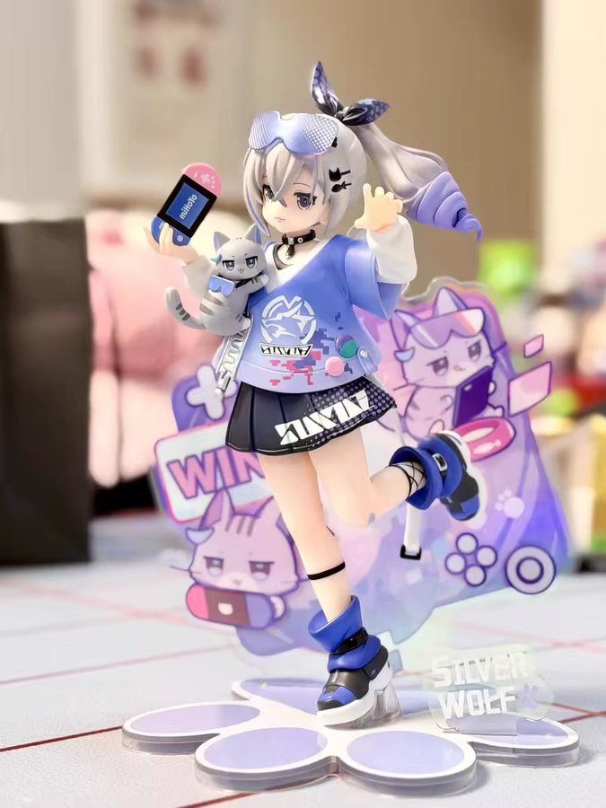 MiHoYo Honkai Star Rail Silver Wolf Anime Figur aus PVC als Desktop Ornament - Bild 2
