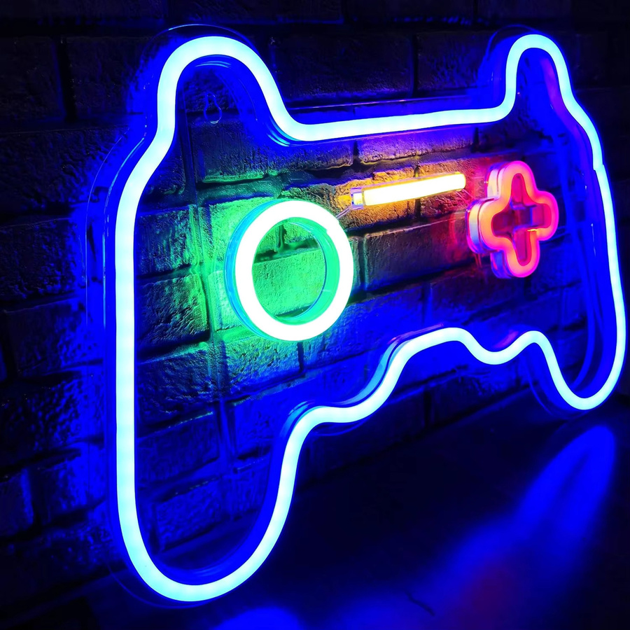 Mrs win LED Gamepad Nachtlampe mit RGB-Beleuchtung für Gamer und Teenager zur Wanddekoration - Bild 4