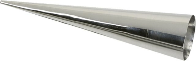 Schneider Hörnchenbackform und Schillerlockenform aus Edelstahl in Silber, Länge: 16 cm, Durchmesser: 4 cm - Bild 1