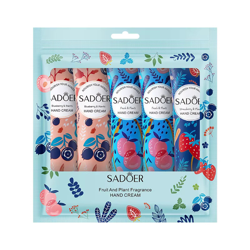 SADOER Handcreme Set, Obst Duft, 5-teilig, Unisex - Bild 2
